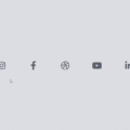 SOCIAL BUTTONS HOVER BACKGROUND SCALE