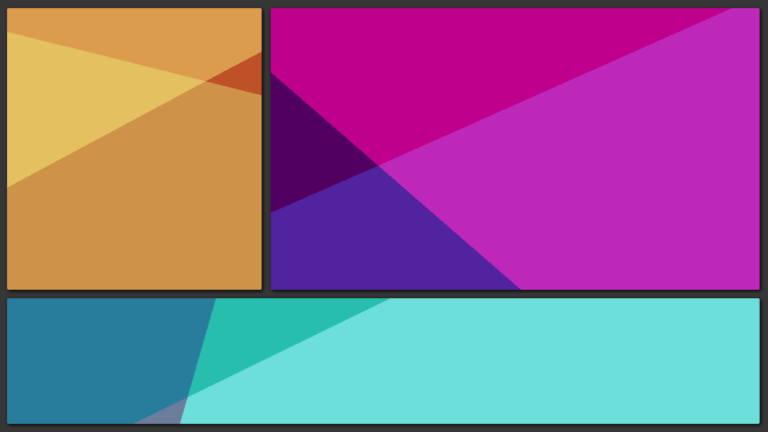 CONIC-GRADIENT() PANELS