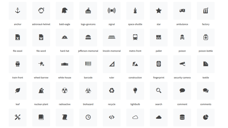 GOV ICONS