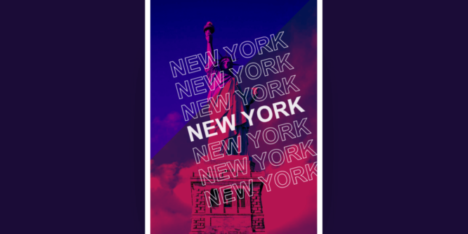 START SPREADING THE NEWS — NEW YORK POSTER