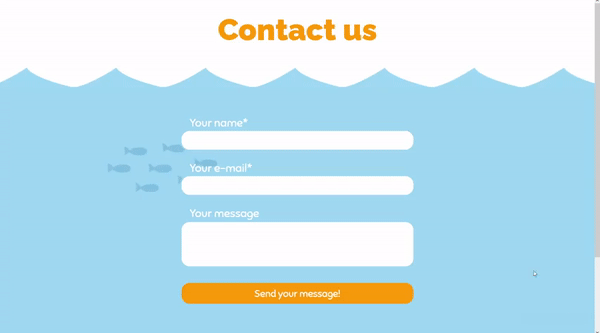 UNDER THE SEA CONTACT FORM