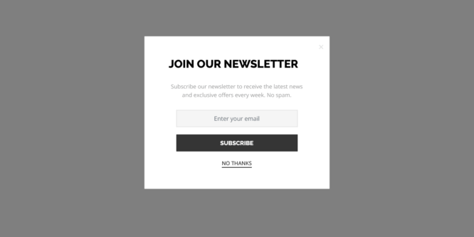 BOOTSTRAP CLASSIC NEWSLETTER SIGNUP FORM
