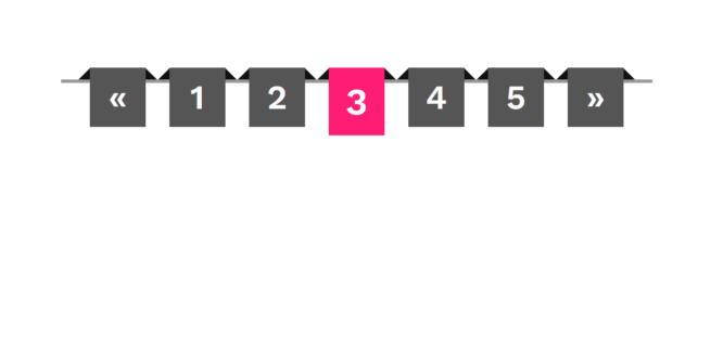 BOOTSTRAP PAGINATION STYLE 106