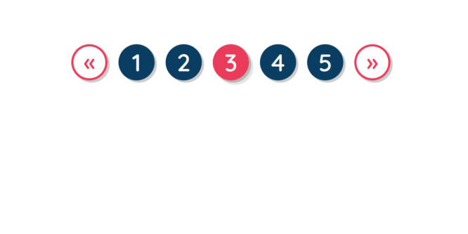 BOOTSTRAP PAGINATION STYLE 115