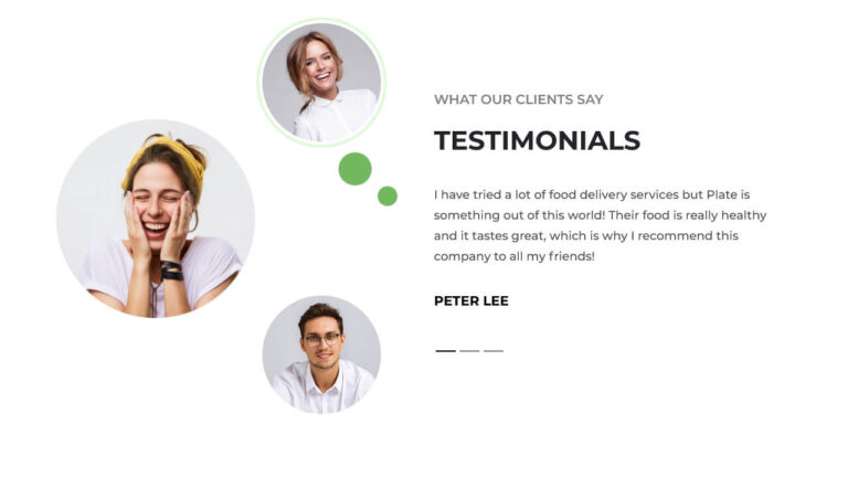 CUSTOM BOOTSTRAP TESTIMONIAL SLIDER