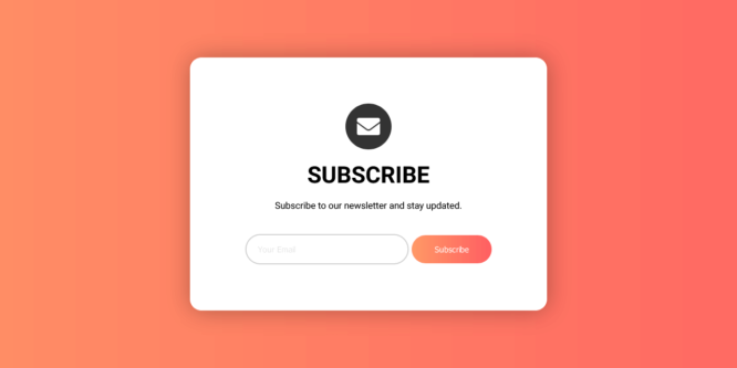 SUBSCRIBE FORM
